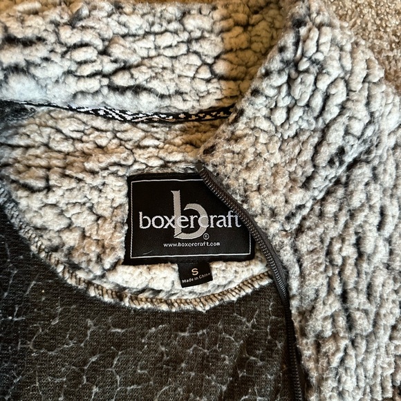 Boxercraft Gray Sherpa Fleece Vest - Picture 3 of 4